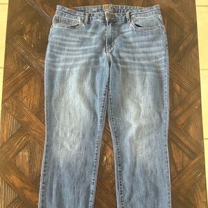 Kut from the Kloth Women’s Size 12 Light Blue Straight Jeans